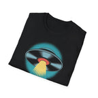 UFO Graphic T-Shirt — 'The Mother Ship' Retro Sci‑Fi Alien Abduction Tee