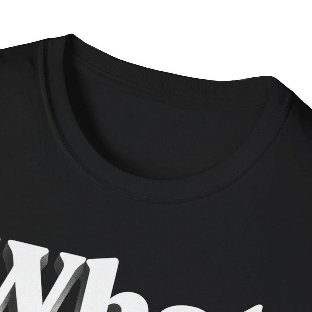 What Up Tho? T-Shirt — Retro Letter Graphic Tee