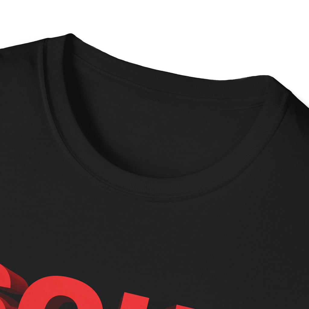 Soul Graphic T-Shirt — Bold Red Typographic Tee