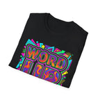Word Up Retro Graphic T-Shirt — Colorful 90s Style Streetwear