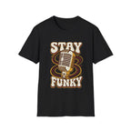 Stay Funky Retro Microphone T-Shirt