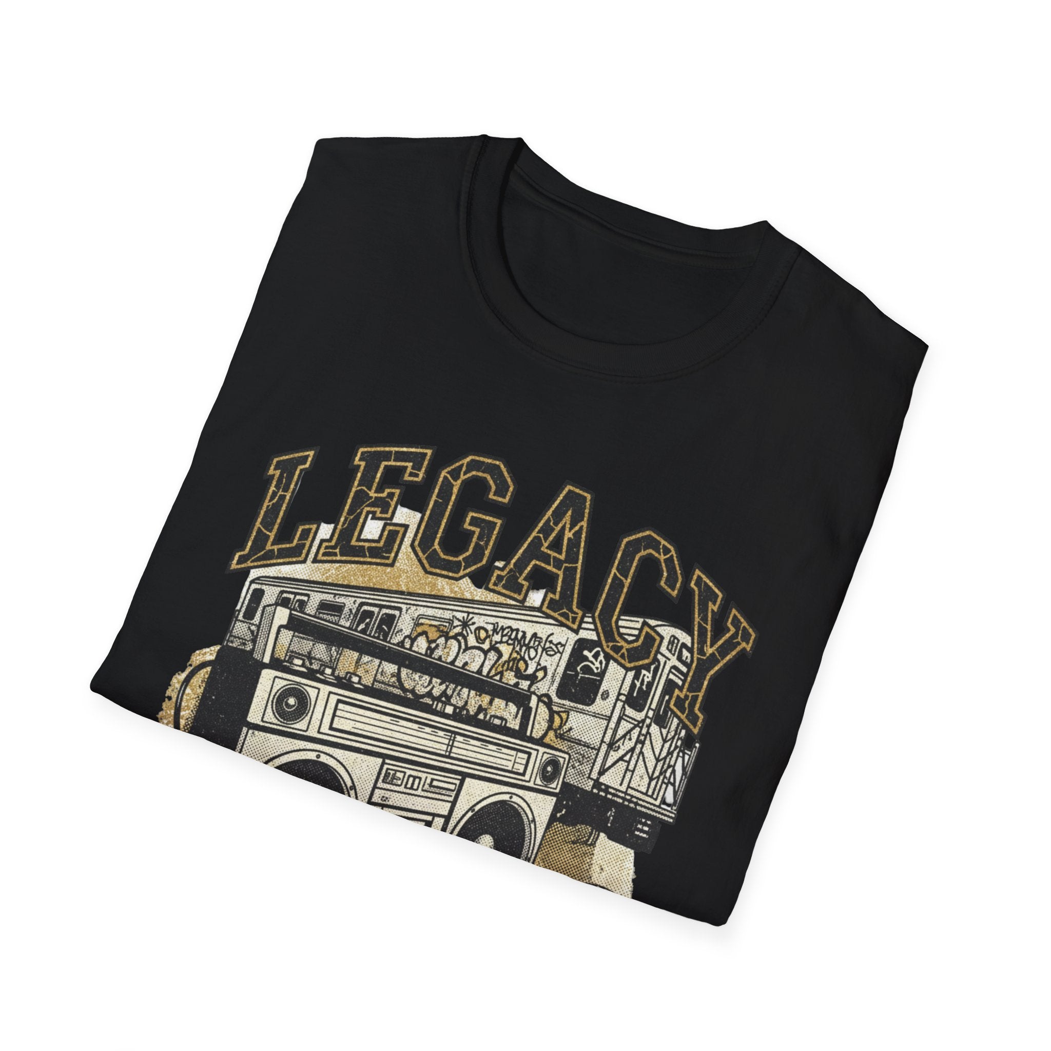 Legacy Boombox T-Shirt – Retro Hip Hop Music Tee