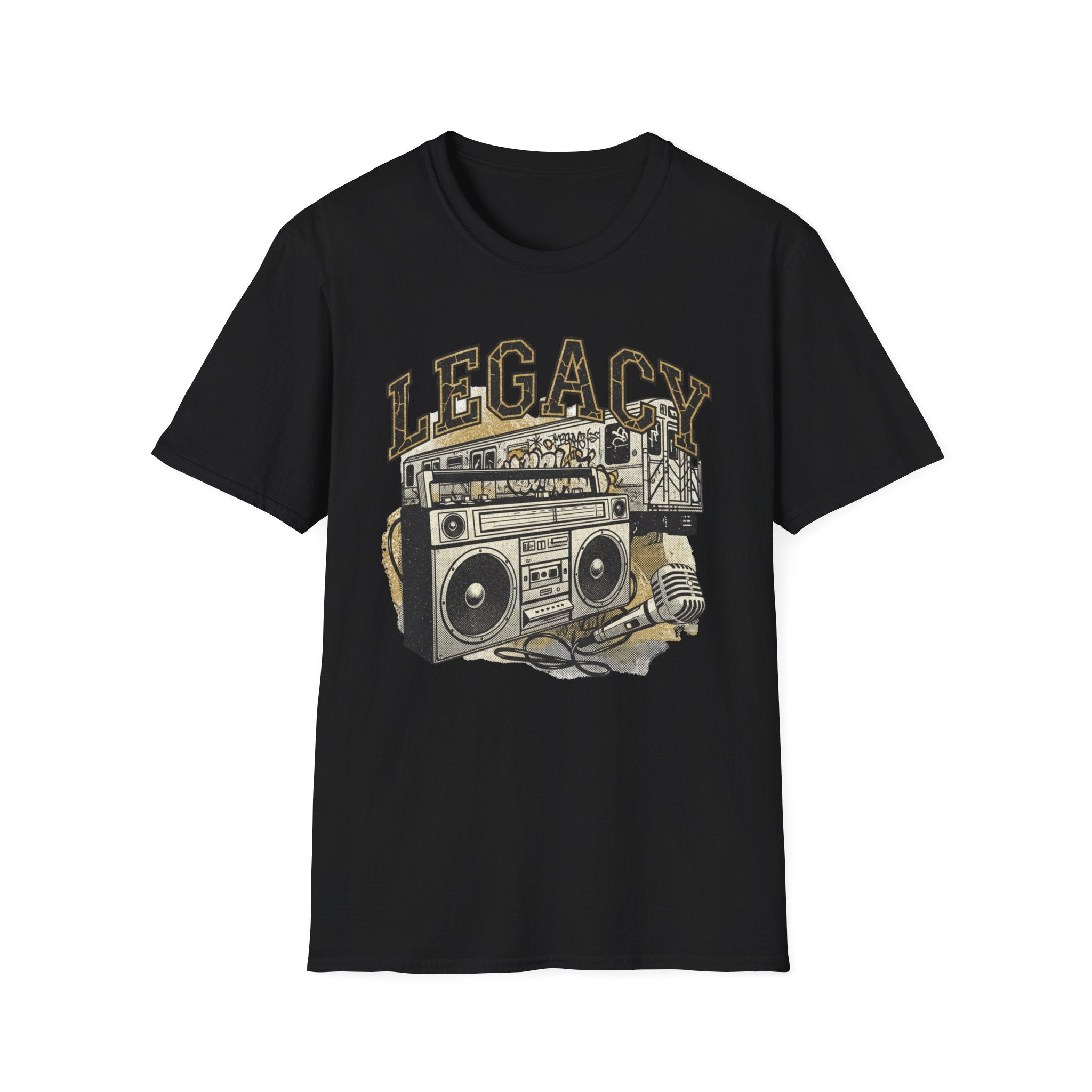 Legacy Boombox T-Shirt – Retro Hip Hop Music Tee