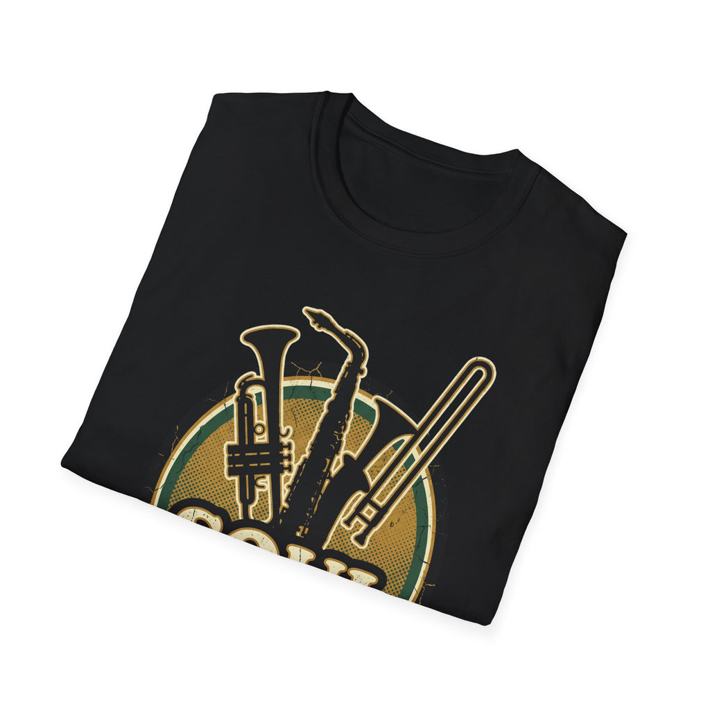 Soul Power T-Shirt — Vintage Brass Band Music Tee