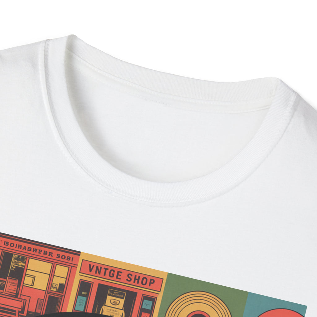 Vinyl Junkie T-Shirt — Retro Record Lover Tee