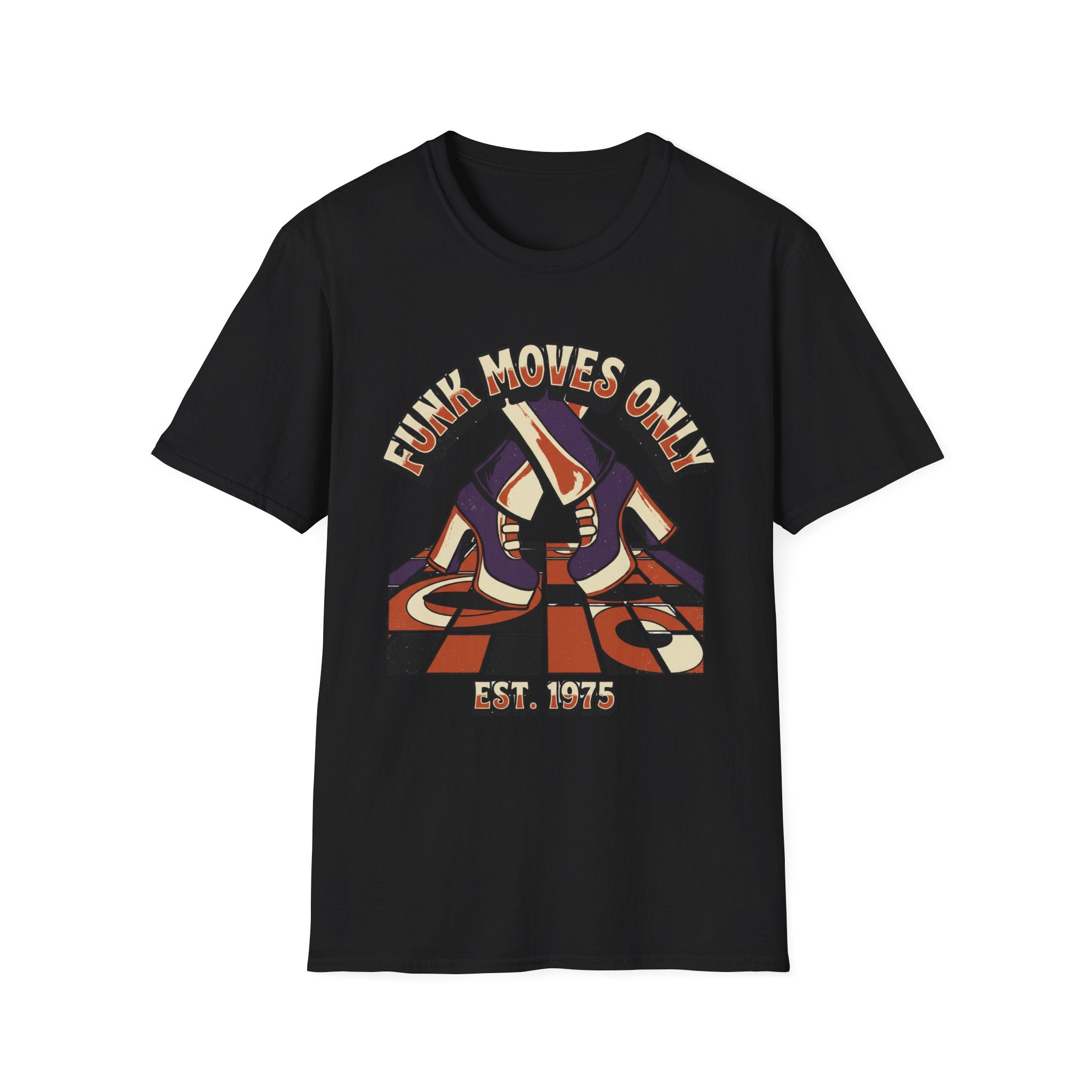 Funk Moves Only T-Shirt — Retro 1975 Funk Music Graphic Tee