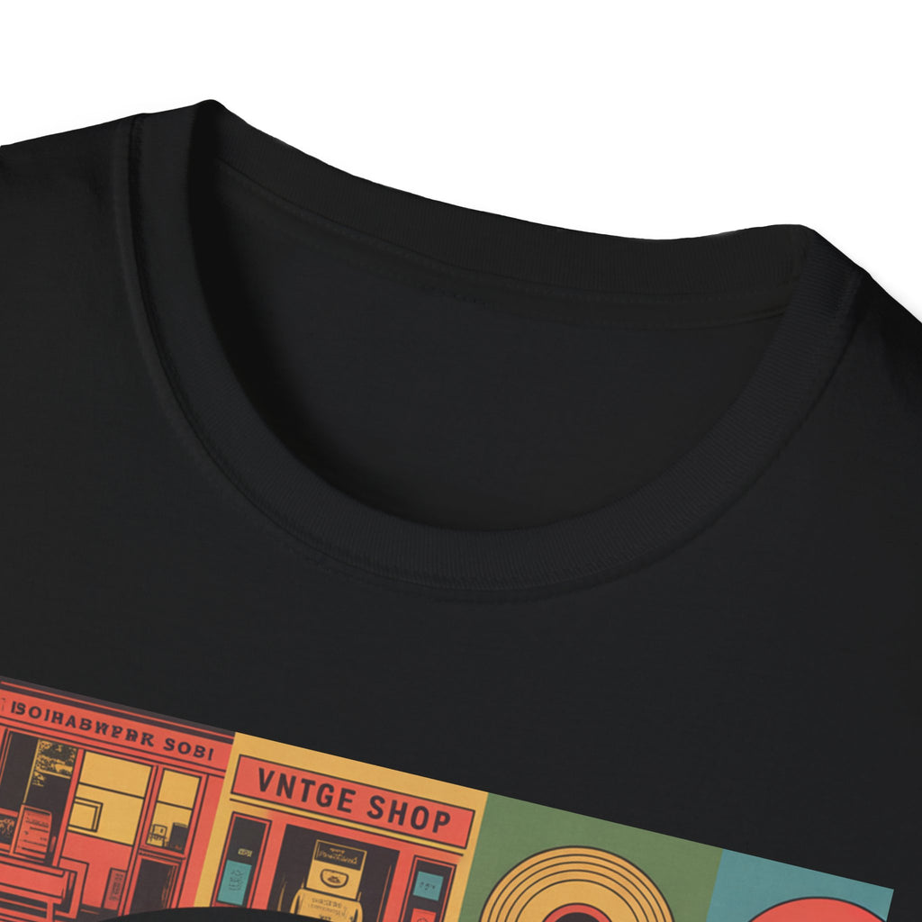 Vinyl Junkie T-Shirt — Retro Record Lover Tee