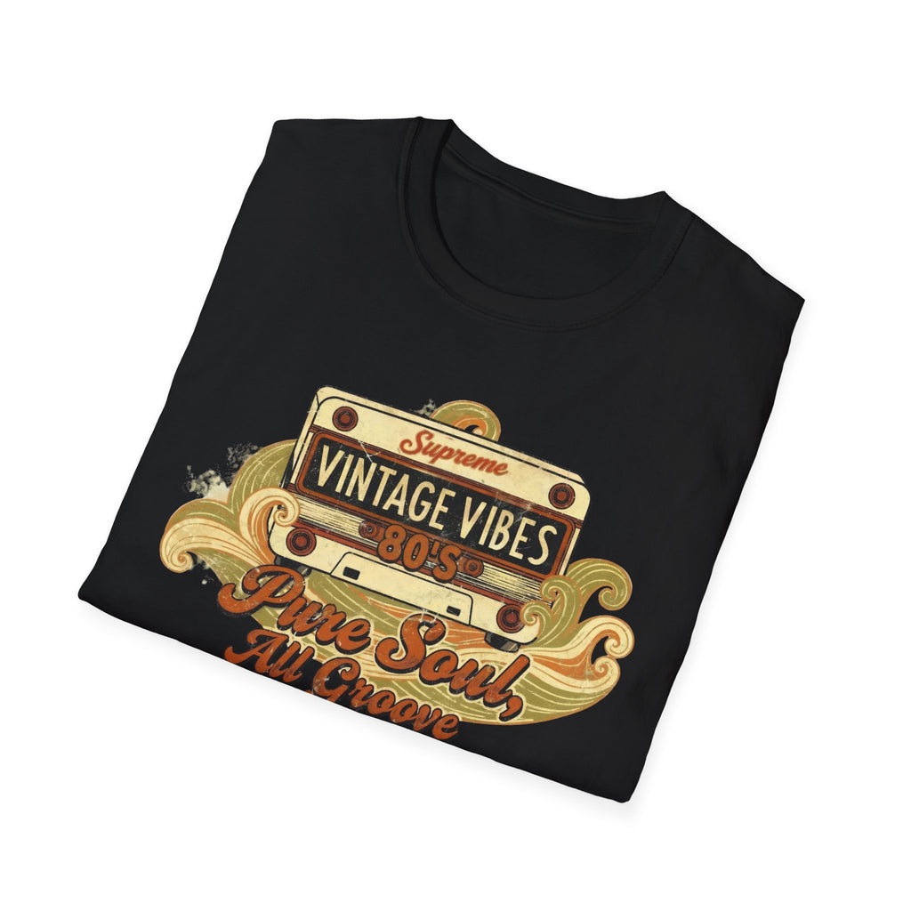 Vintage Vibes 80s Tee – Pure Soul, All Groove Retro T-Shirt