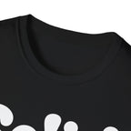 Solid T-Shirt — Retro Letter Graphic Tee